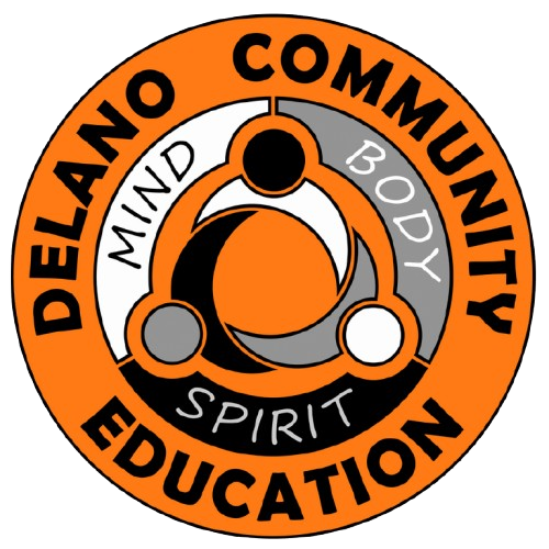 Delano Community Education Logo